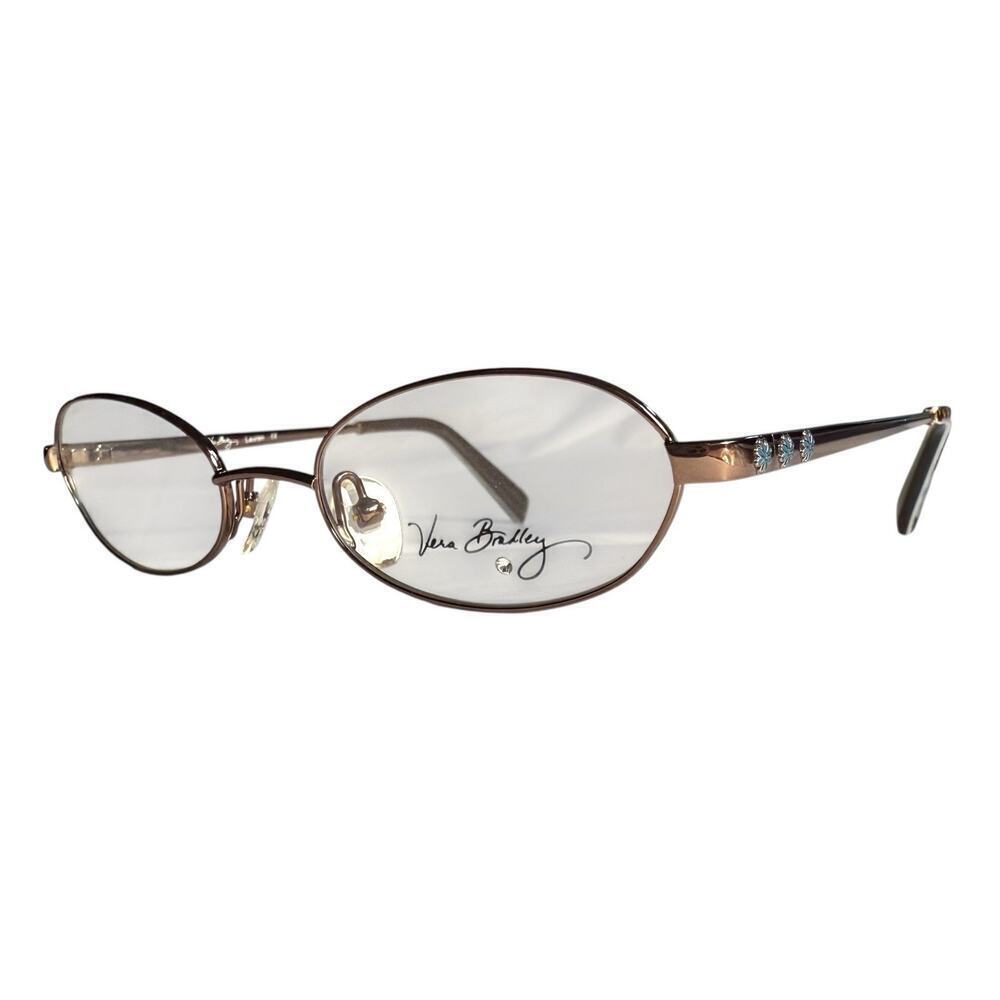 Vera Bradley VB Lauren Youth Eyeglass Frames Java Blue Size 46-17-125
